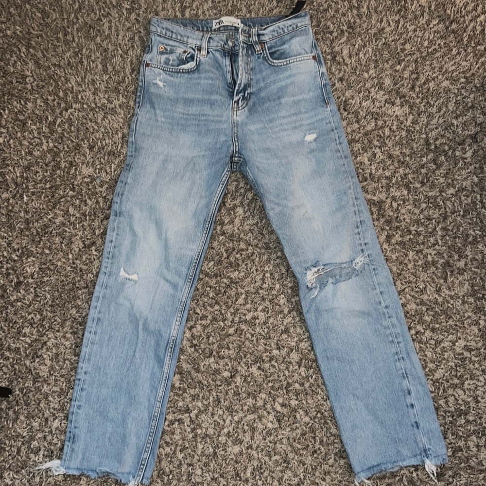 Zara straight leg jeans!
